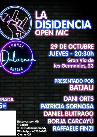 jam de comedia la disidencia, 29 de agosto