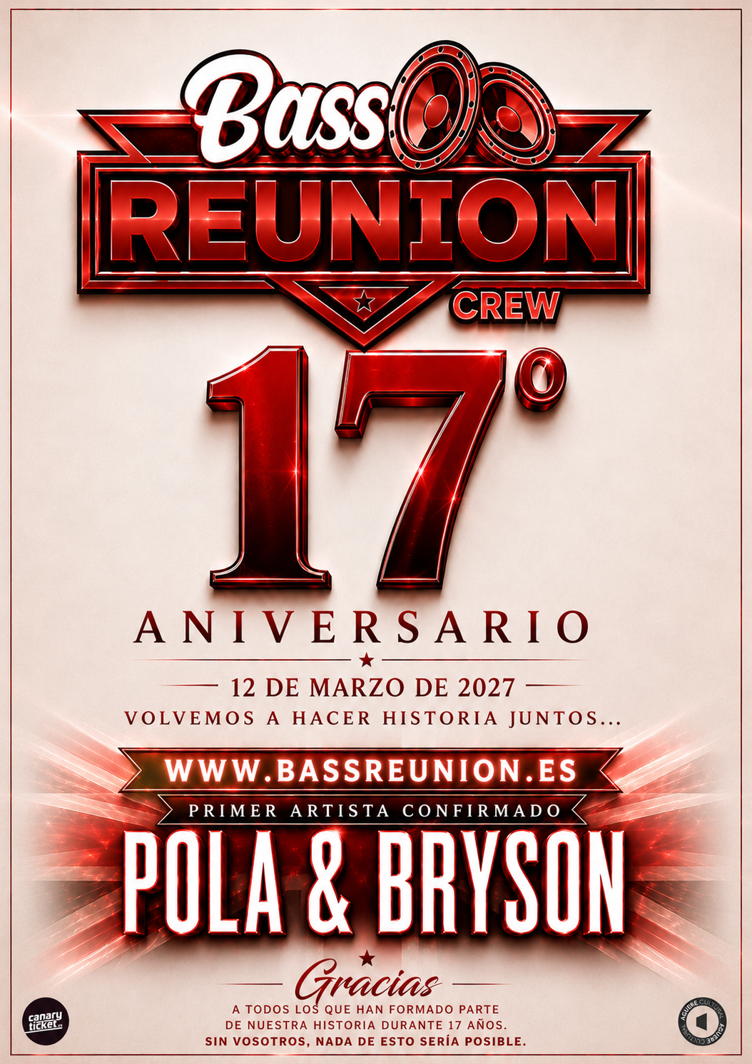  Pola &  Bryson 17 Aniv. Bass Reunion Aguere Cultural 
