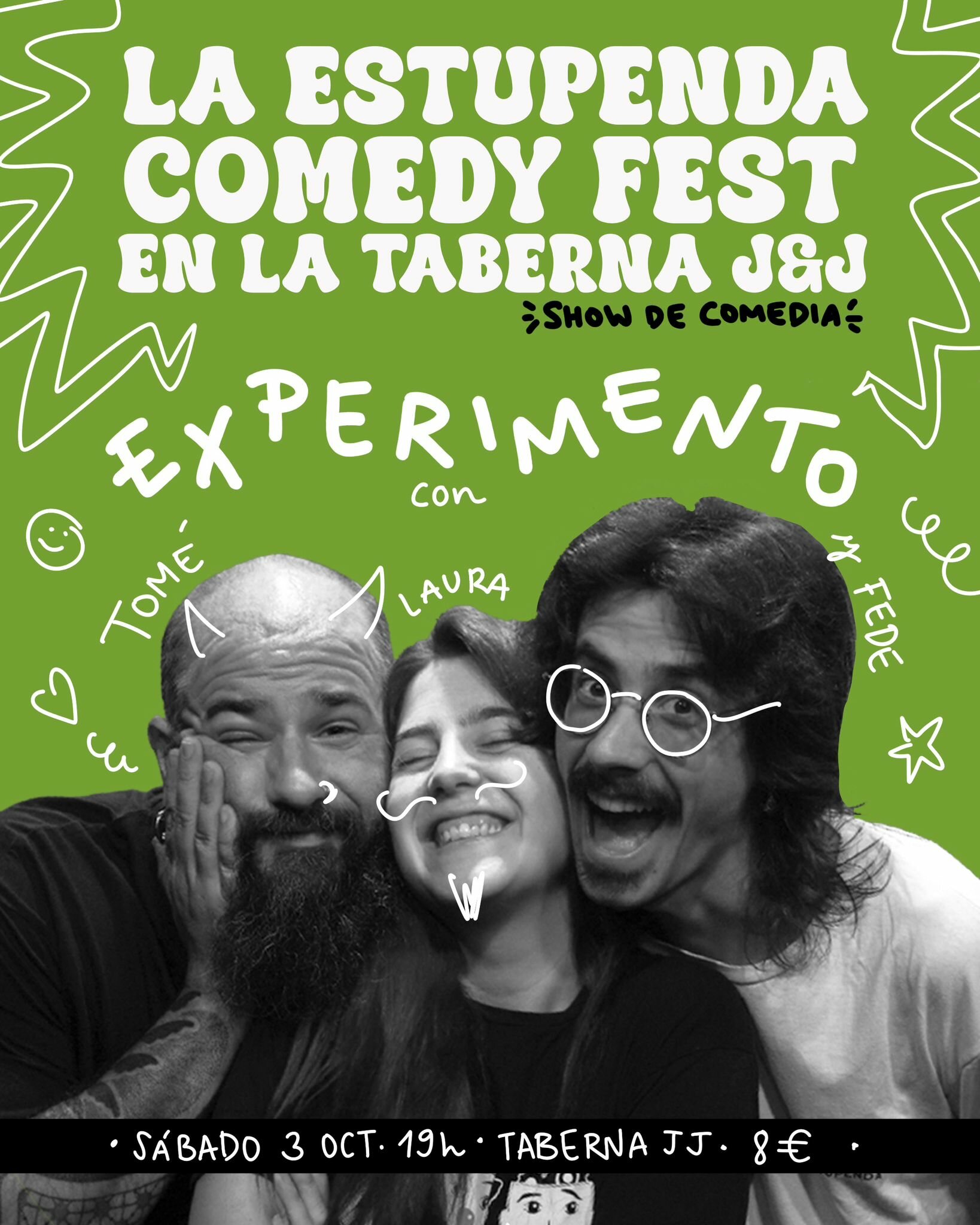 EXPERIMENTO en LA ESTUPENDA COMEDY FEST