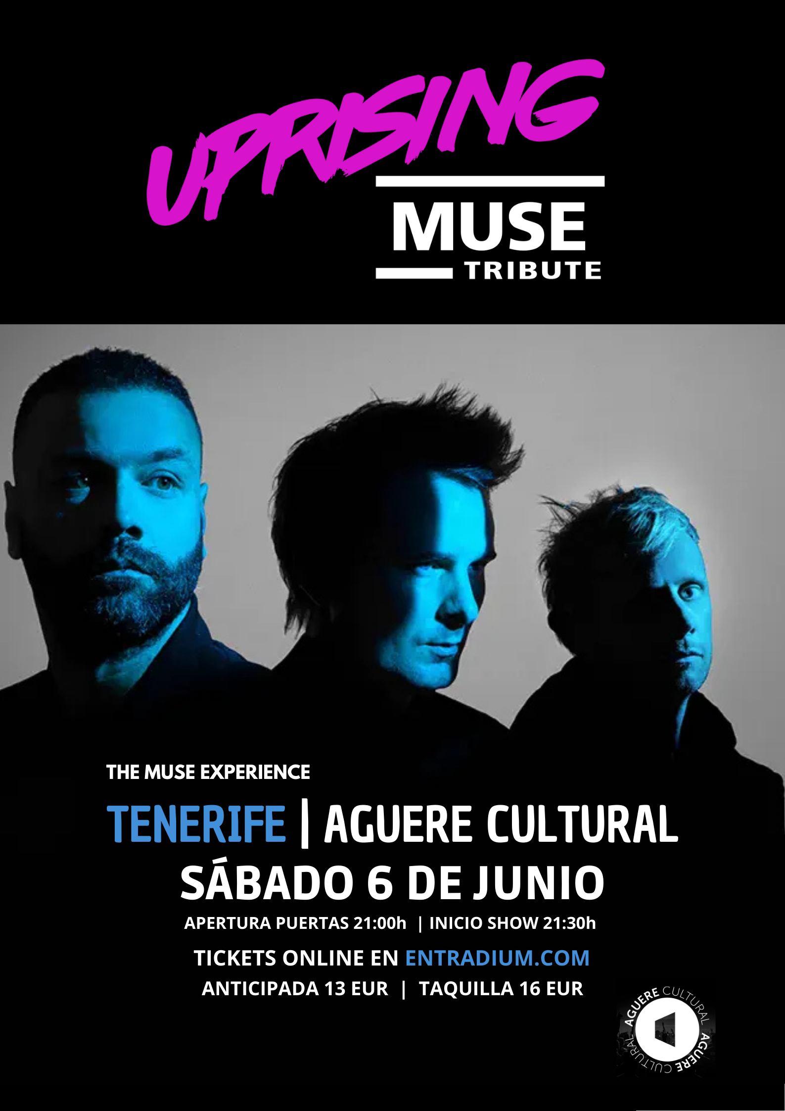 UPRISING MUSE TRIBUTE EN TENERIFE, AGUERE CULTURAL