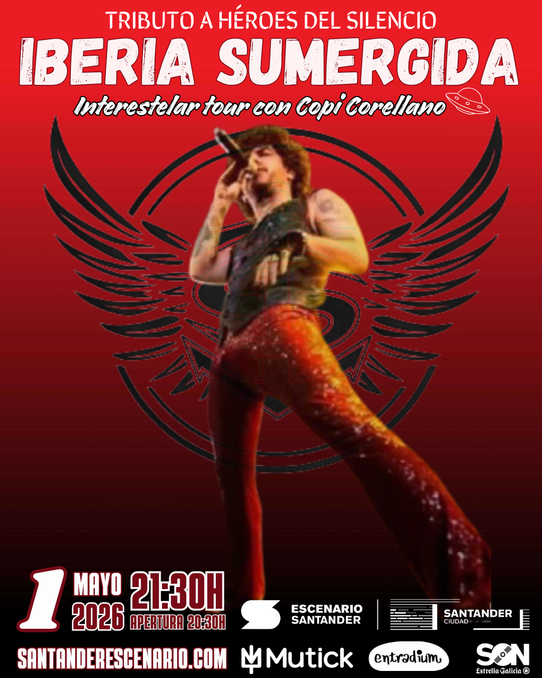 Iberia Sumergida con Copi Corellano en Santander - Escenario Santander
