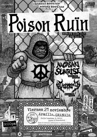 Compra entradas para Poison Ruïn Nagasaki Sunrise Pariah en