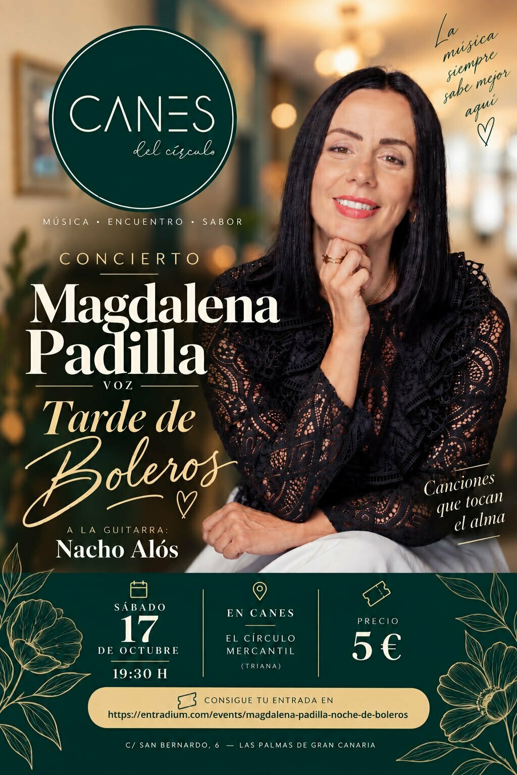 MAGDALENA PADILLA,  Tarde de Boleros