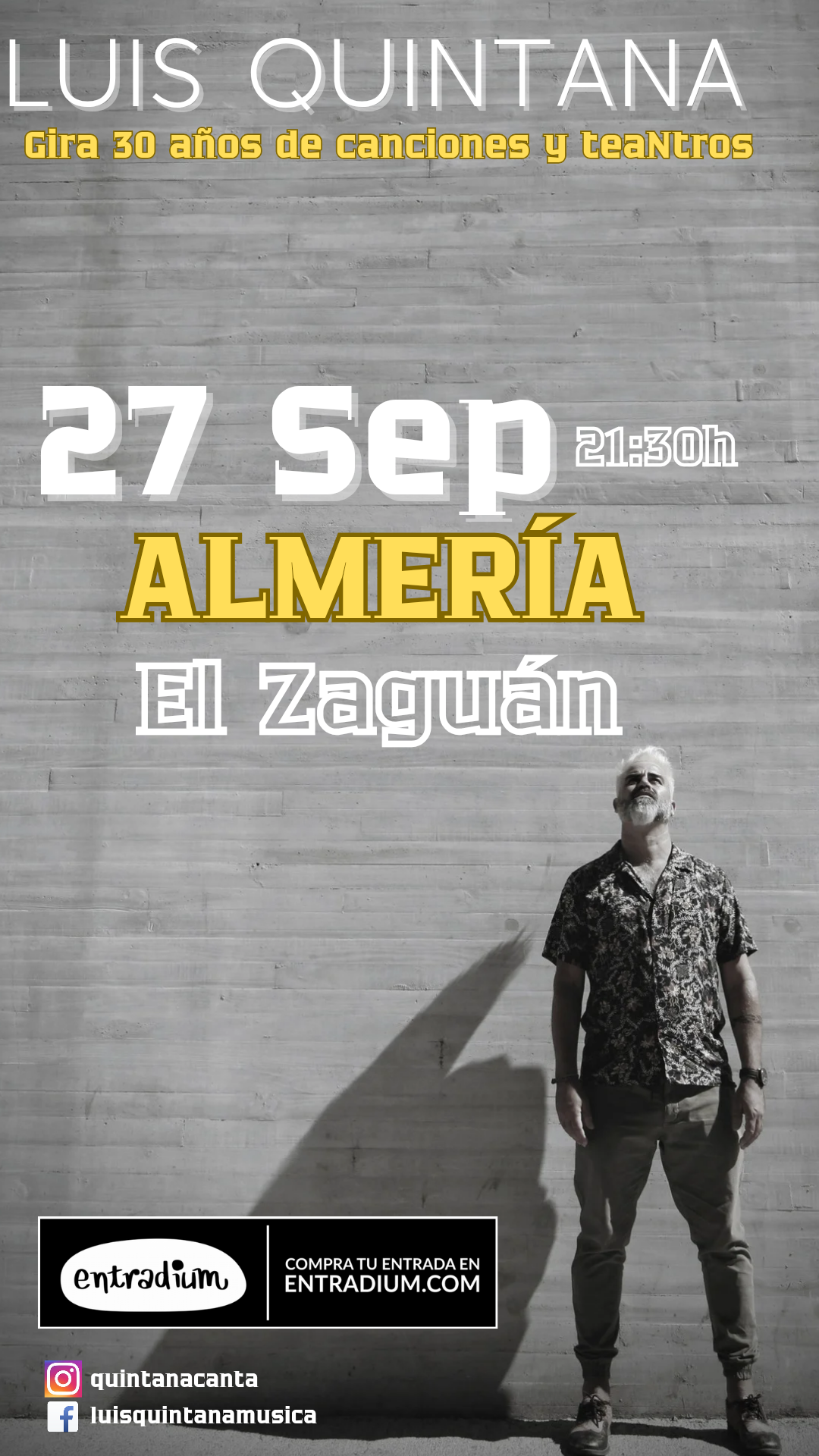 Luis Quintana en Almería 