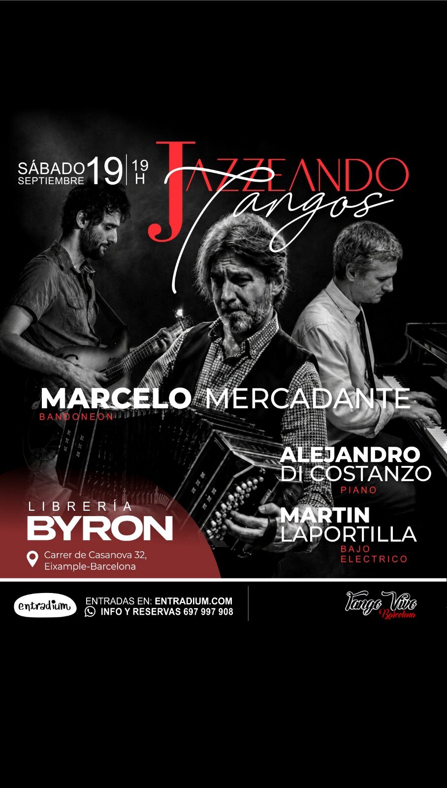 ¡Jazzeando Tangos!: Marcelo Mercadante,  Laportilla & Di Constanzo