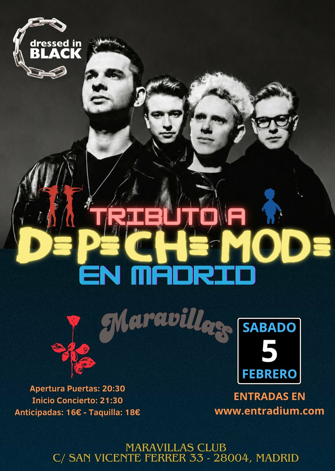 TRIBUTO A DEPECHE MODE EN MADRID en Maravillas Club