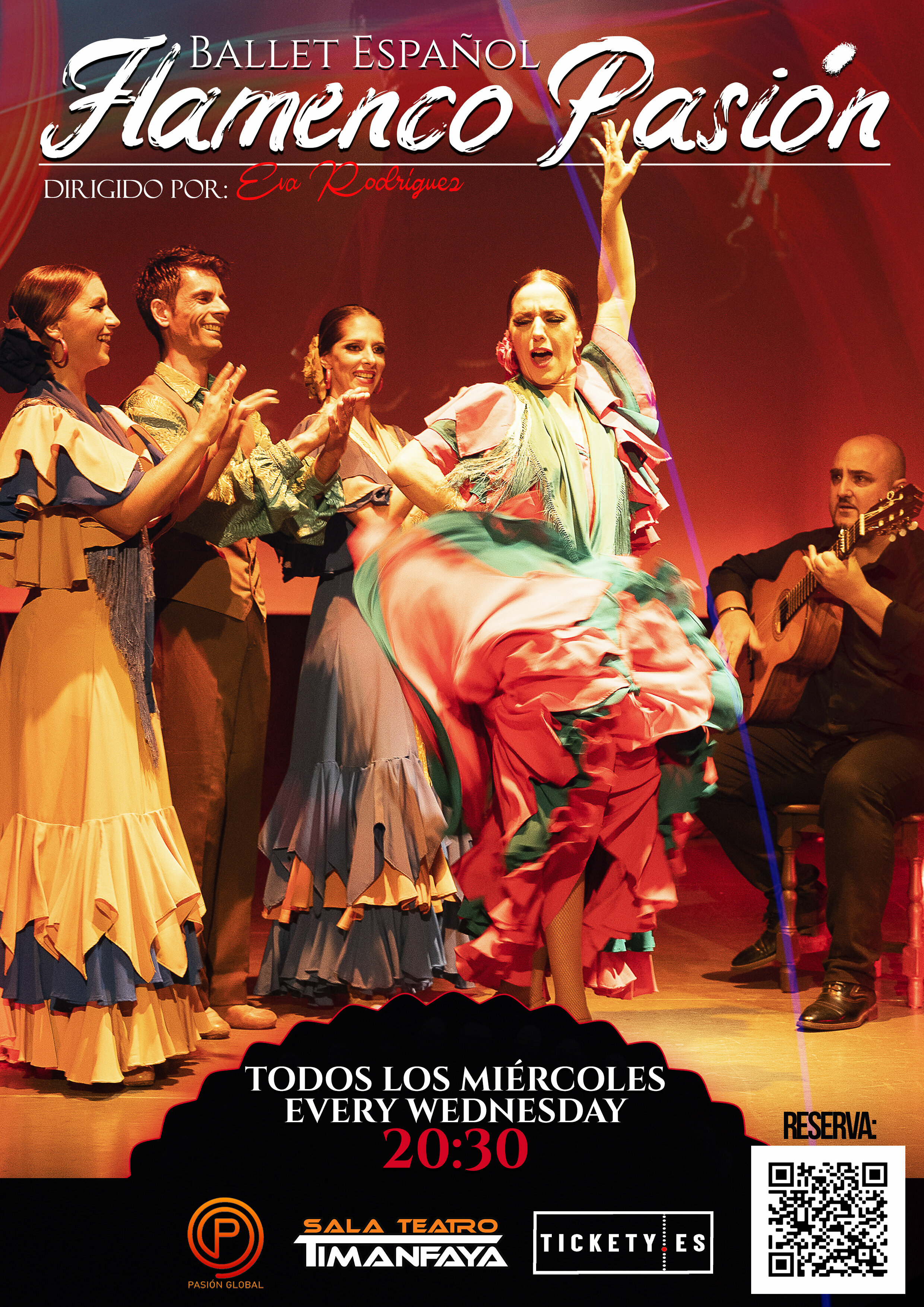 Ballet Español: Flamenco Pasión, en la Sala Timanfaya