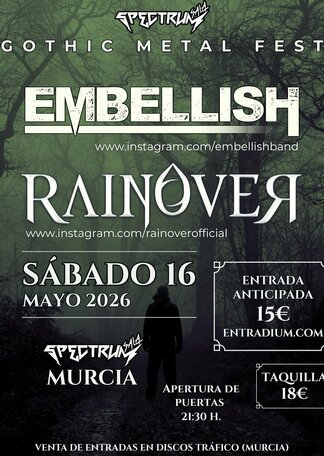 Compra entradas para GOTHIC METAL FEST, en Murcia | entradium, por Sala ...
