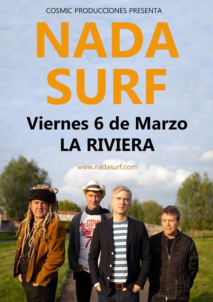NADA SURF + John Vanderslice en Madrid - La Riviera en Mutick.Com