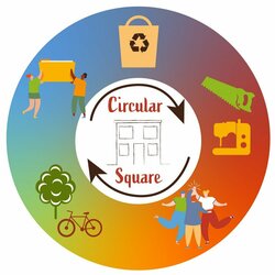 Promoter l circular square logo