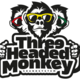 Promoter s three headed monkey logo color fondos oscuros